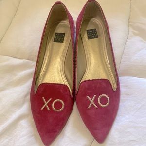 Galantine day Hugs & Kisses flats great conversation starter.